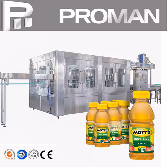 Línea completa automática 6000bph Jugo de fruta de mango naranja Línea de producción de máquinas de envasado, etiquetado y etiquetado de llenado de embotellado de plástico en India