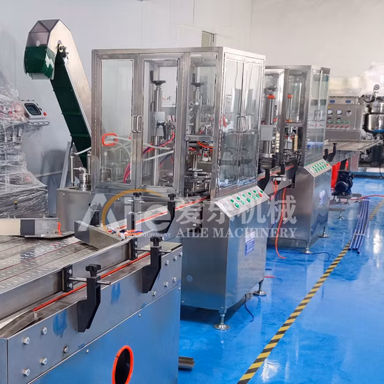Línea de envasado de llenado de latas de aluminio de lata de Aerosol de fácil operación, máquina automática de enlatado de Aerosol para loción líquida
